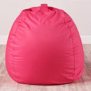 Crate & Kids (Land of Nod) 30" Dark Pink Canvas Bean Bag Cover - COVER ONLY!
